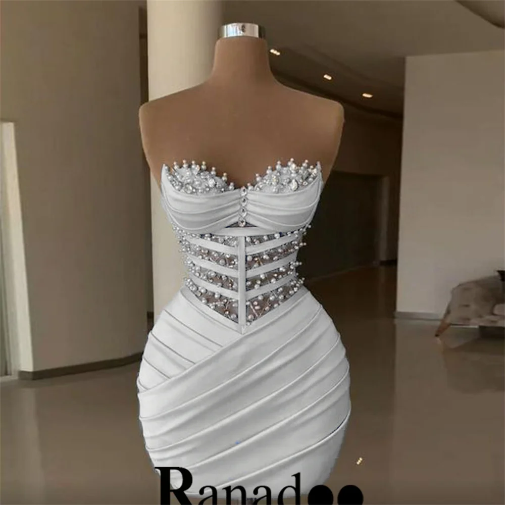 Ranadoo Fairytale Celebrity Dresses for Birthday Party with Sleeveless Criss Cross Sweetheart Vestidos De Noche Customized womens dress