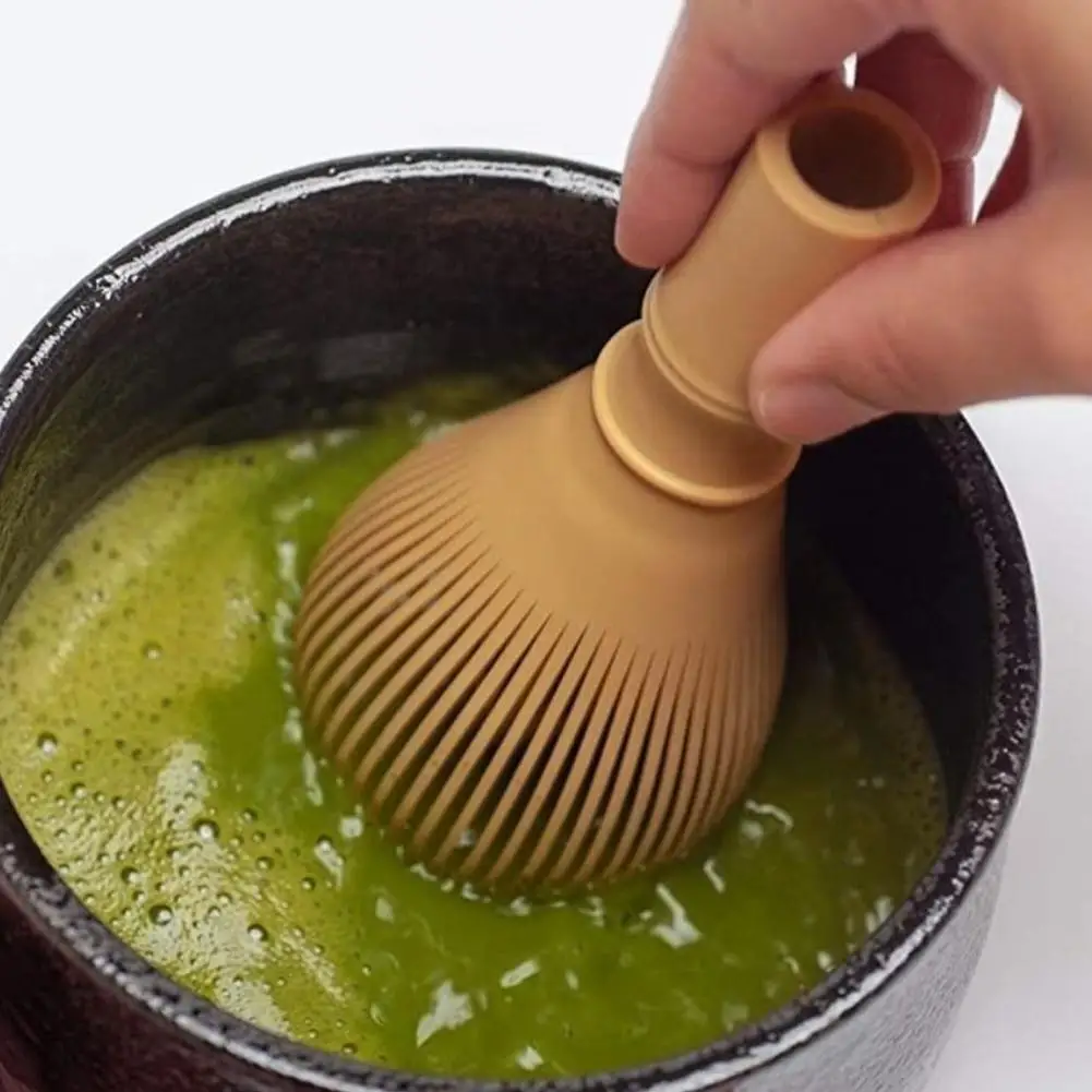 ABS Food Grade Matcha Whisk Set With Holder Reusable Japanese Tea Ceremony Tool Chasen Whisk For Green Tea Powder