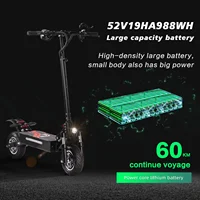 BOYUEDA Q7Pro Trottinette Électrique Pour Adultes Avec Double Motorisation 3200W Et Batterie 52V19AH Pneu Silencieux De 10 Pouce 4
