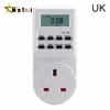 Digital Weekly Programmable Electrical Wall Plug-in Power Socket Timer Switch Outlet Time Clock Power Supply Accessories 4