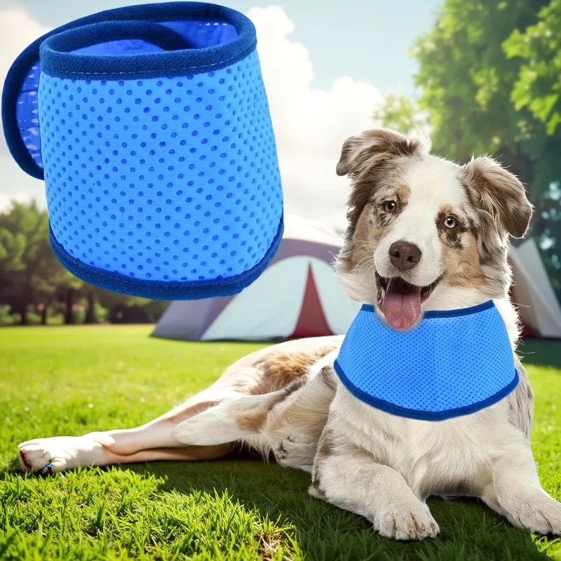10PCS Reusable Dog Cooling Collar Summer Chill Scarf Breathable Heatstroke Prevention for Pet Outdoor Activities Walking Running 10PCS Reusable Dog Cooling Collar Summer Chill Scarf Breathable Heatstroke Prevention for Pet Outdoor Activities Walking Running