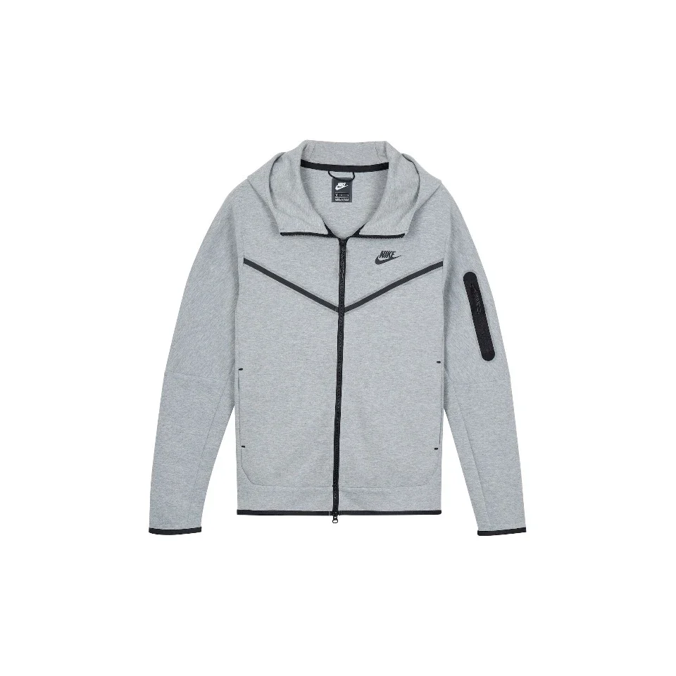 Men Running Tops Nike NSW Tech Fleece Zip Jacket Hoodie Sports Casual Knit Basketball Pullover Winter Sweatshirt