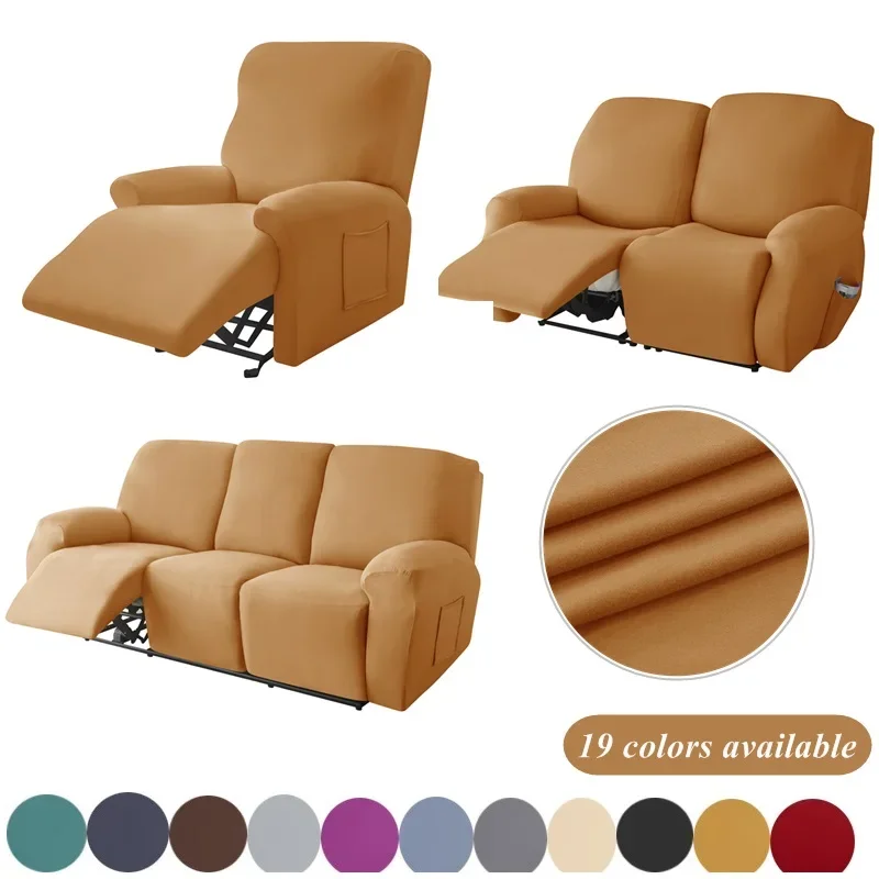 1 2 3 Seat Recliner Sofa Cover for Living Room Elastic Reclining Chair