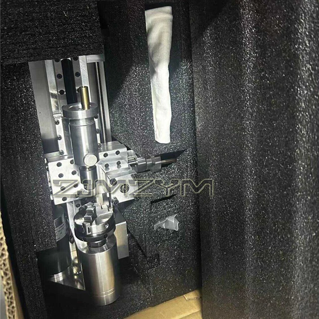 DIY Mini Lathe Multifunctional Household Woodworking Homemade Small Lathe Portable Desktop Micro-Lathe 110V-220V 100-2500r/min 2