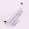 Metal Handle Nail Art Dotting Nail Brush Set Painting UV Gel Liner Acrylic Nail Brush 6