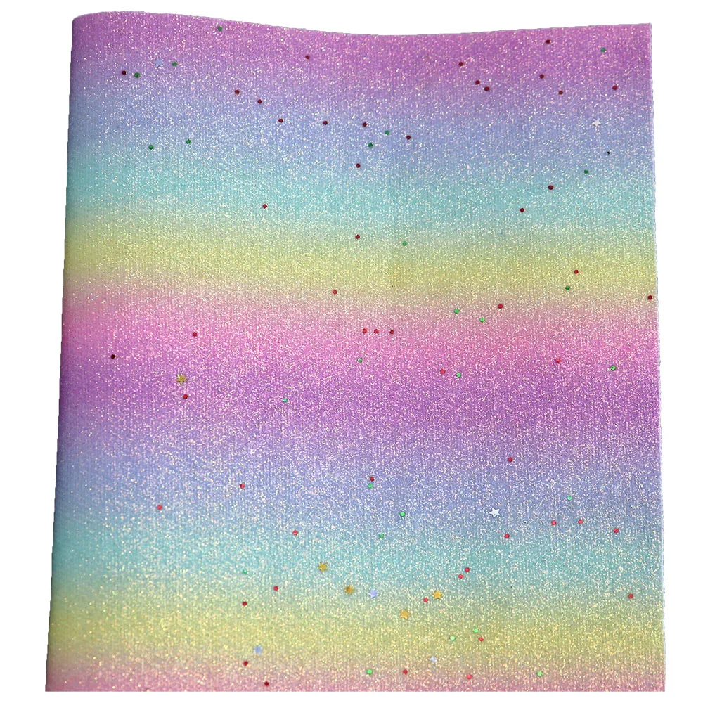 Glitter Fabric Synthetic Leather 30x134cm Roll Rainbow Fine Glitter Fabric Aliexpress