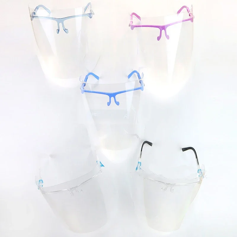 Anti-splash Face Shield Transparent Goggles Screen Mask Visor Eye Protection Glasses Anti-fog Protective Face Mask Kitchen Tools