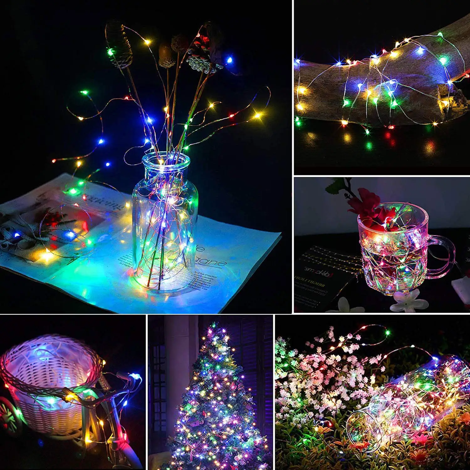 태양열 요정 조명, 야외 정원 조명, 8 가지 모드, 방수 스트링 조명, 나무 파티, 크리스마스, 1000LED, 1-2 개