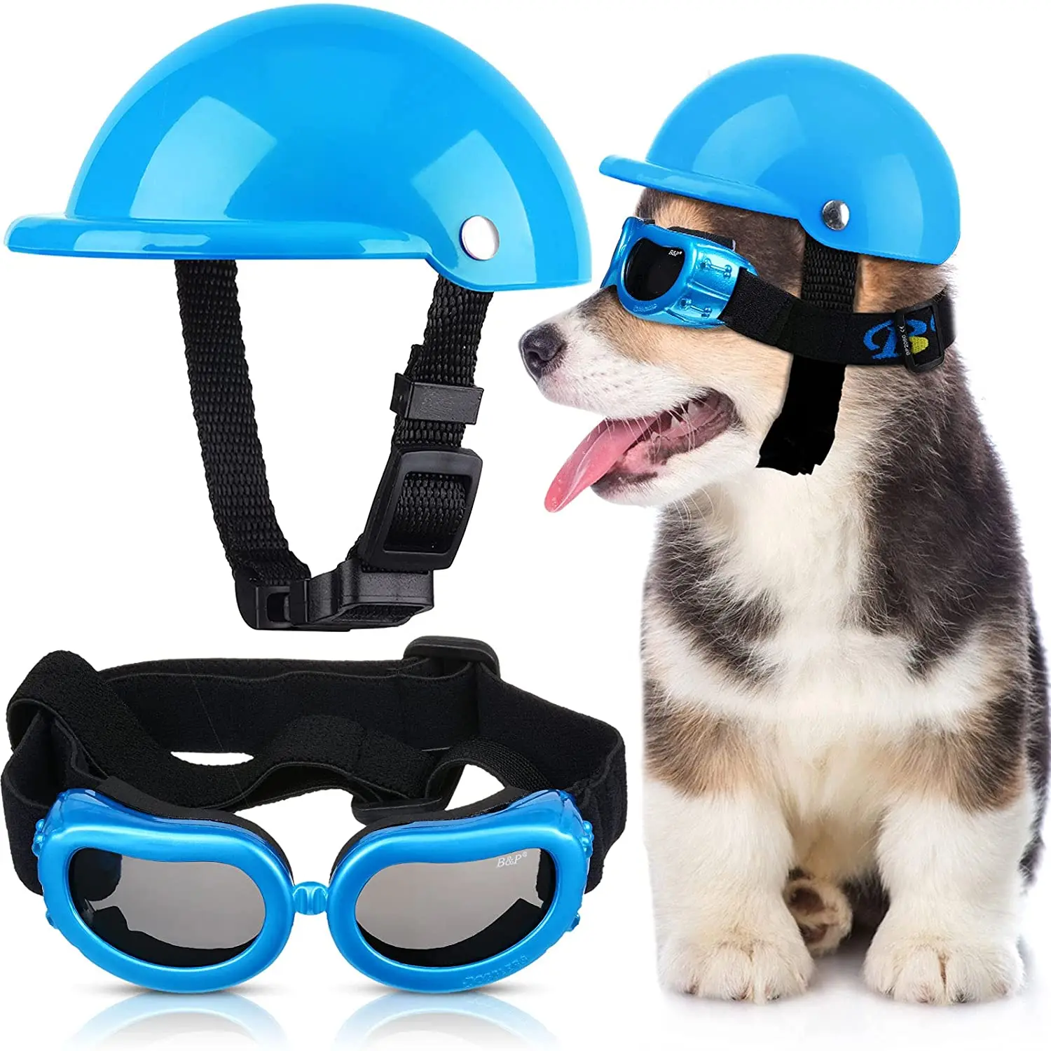 Motorcycle Hard Safety Hat Dog Motorcycle Pet Helmet Protective