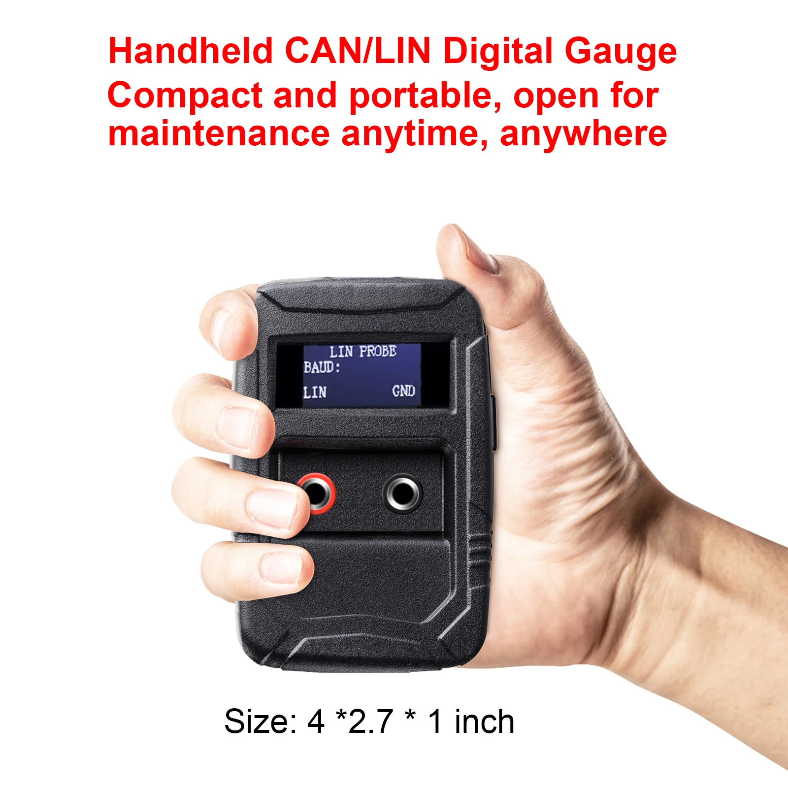 LIN CAN Analyzer Automotive Tool for All Car, CAN BUS Tester Automatic Recognize CAN-H CAN-L Analysis to Read Baud Rate