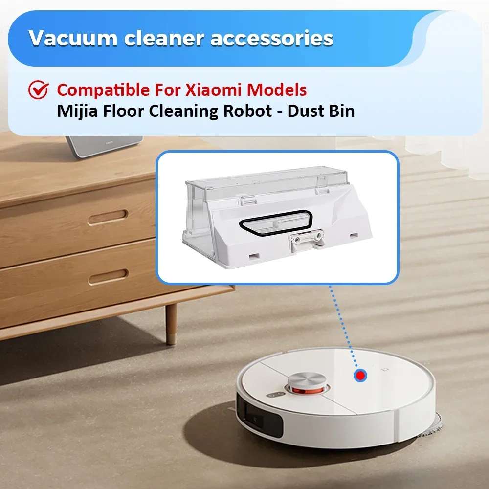 Advanced Dust Collection Box with Filter for Robotic Vacuums – Replacement Accessory