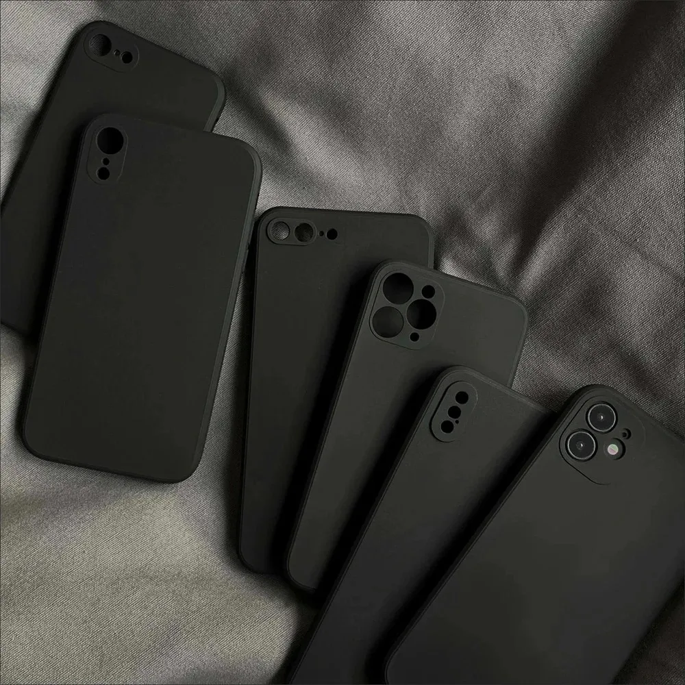 Fashion F-Filous Bear Girls Phone Case For iPhone 16,15,14,13,12,11,Pro,Max,Plus,X,XS,XR,SE,8,7,Mini,Soft Silicone Black Case