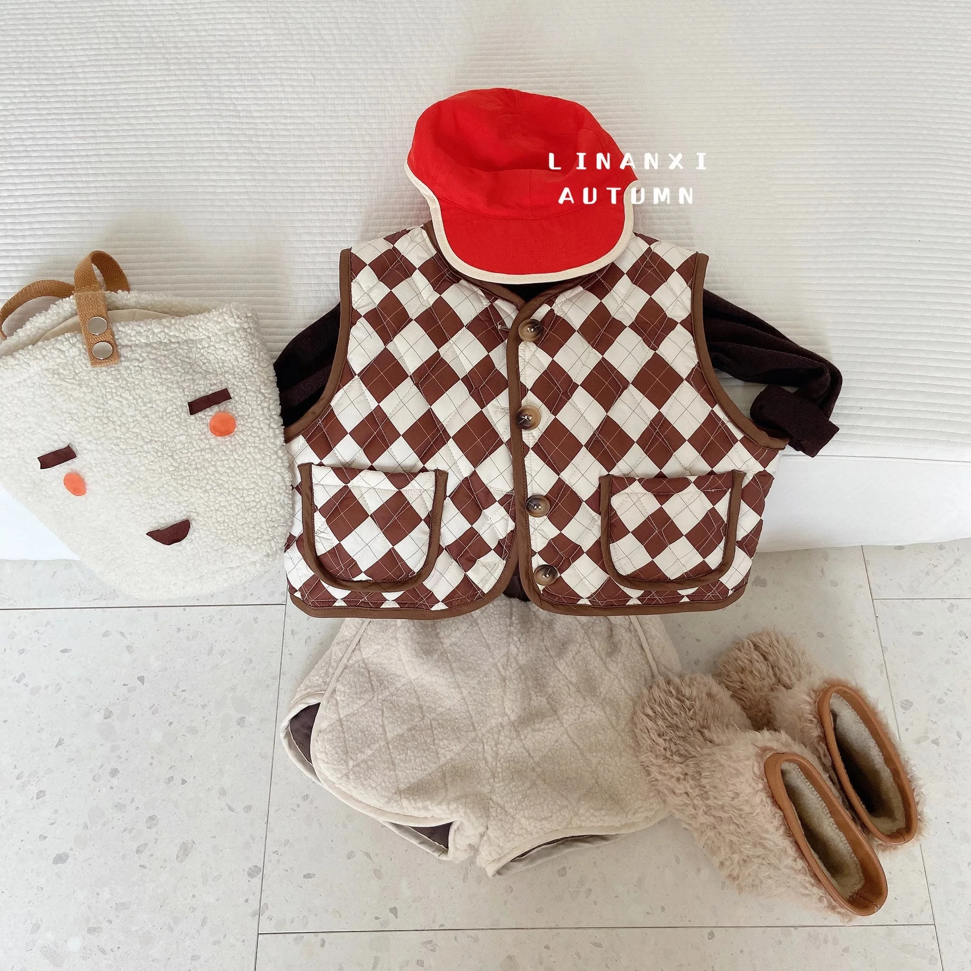 Korean Style Fashion Children Waistcoat New Autumn Winter Warm Sleeveless Jacket Kids Vest Girls Clothing children vest