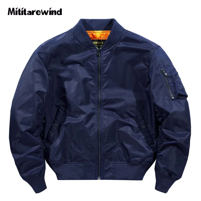Spring Autumn Bomber Jacket Men Casual Fashion Ma1 Bomber Jacket Men's Motorcycle Windbreaker Men Ropa Para Hombre