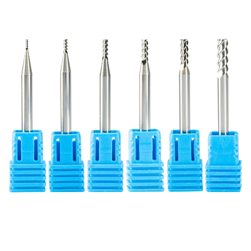 5 Pz Alluminio Rame Fresa Per Legno Frese Hrc55 Tre Flauto Cnc Fresa Utensili Fresa In Acciaio Al Tungsteno Fresa Ced 1-10Mm
