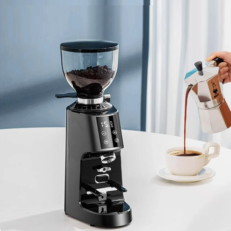 2024 New Arrival Comercial Electric Coffee Grinder Machine 64mm Blade Coffee Grinder Machine 220V Coffee Grinder Machine 5