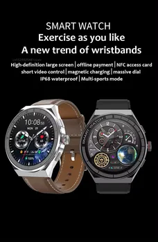 BM01 Smart Watch HD Large Screen Wristbands NFC AI Voice Assistant Bluetooth Call Men Women Wireless Charging Smartwatch