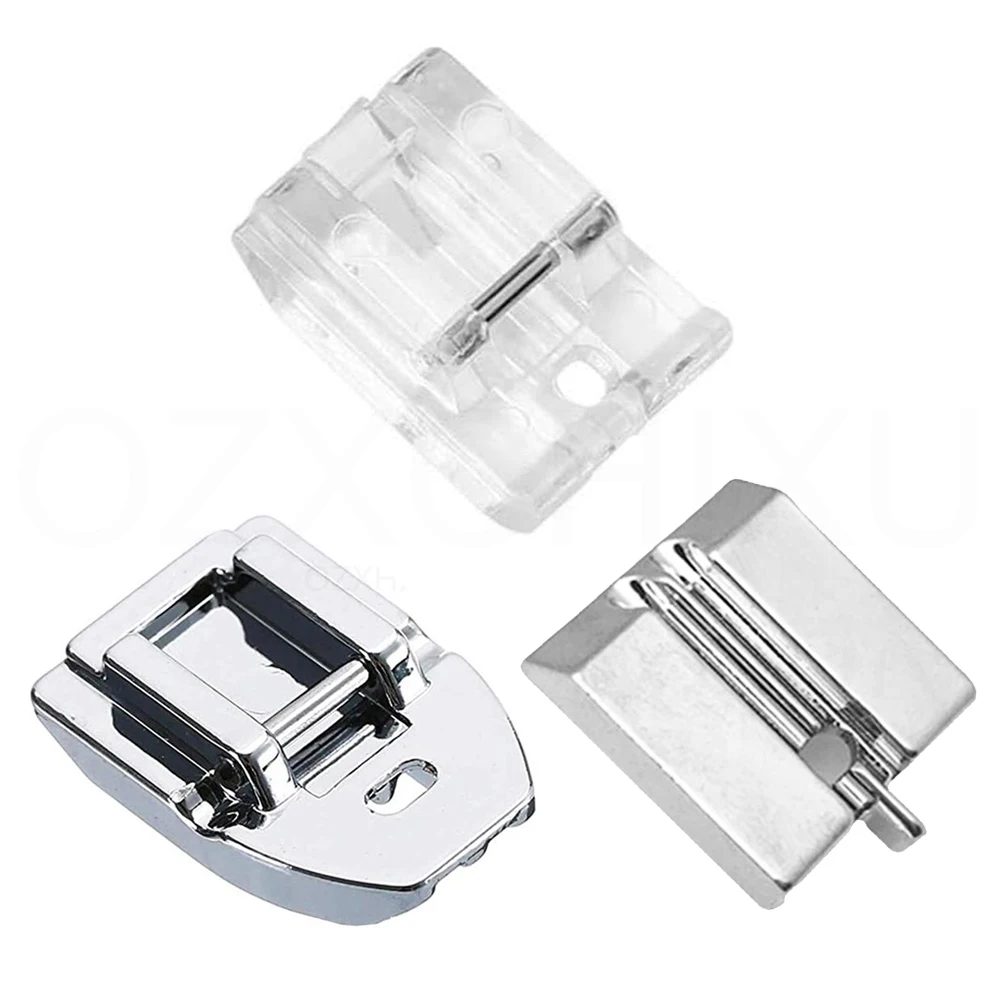 

3 PCS Sewing Parts Concealed Invisible Zipper Presser Foot Sew Zippers for All Low Shank Snap-On Singer Brother Sewing Machines