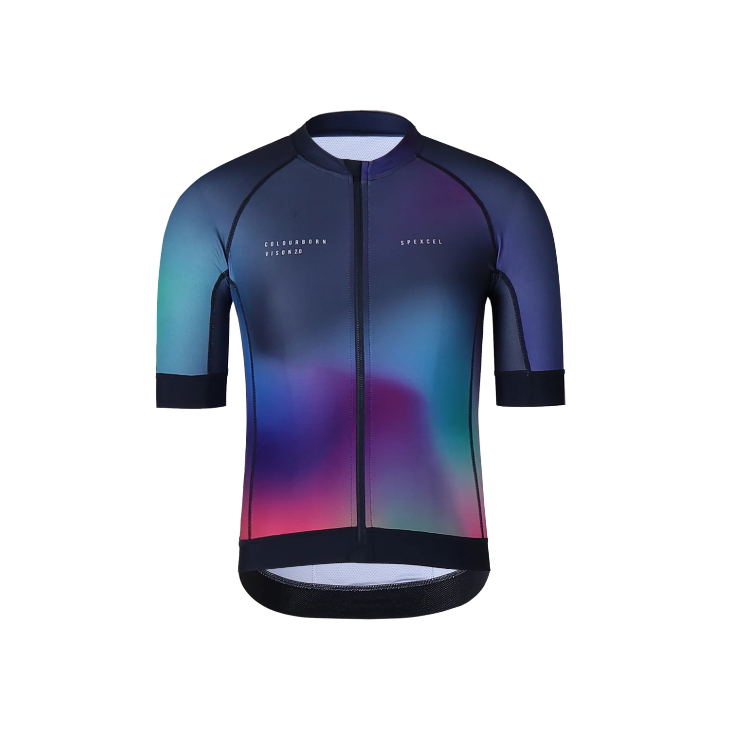 Maillot de ciclismo de manga corta SPEXCEL 2022 air fit Colourburn vision 2.0 Tejido ligero y de secado rápido para hombre y mujer