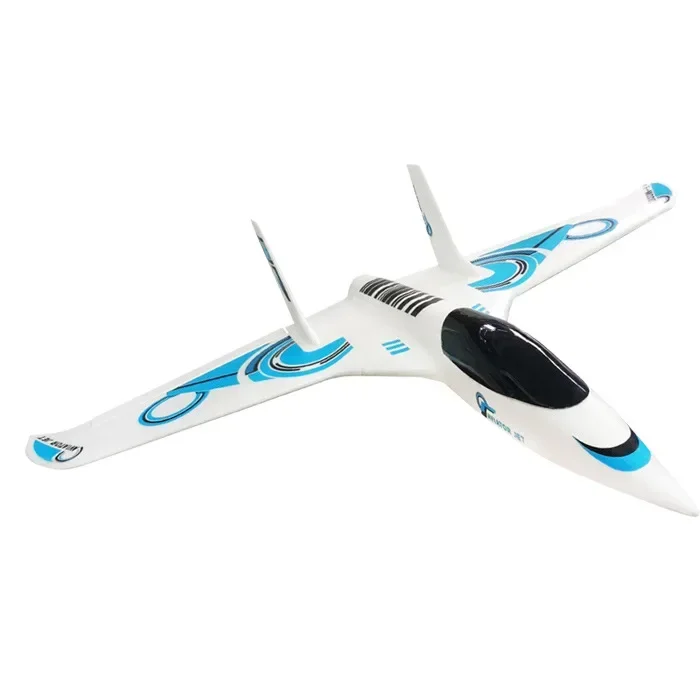 Qlq Remote-controlled Aircraft Model Fixed Wing 800mm Wingspan Whiteboard Racing Delta Epo Aircraft Toy Children's Gift 3