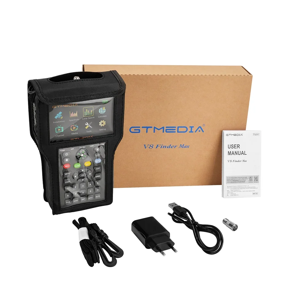 Satellite Signal Finder GTMEDIA V8 Finder max DVB-S/S2/S2X H.264/H.265 (8 bit) H.265 ACM