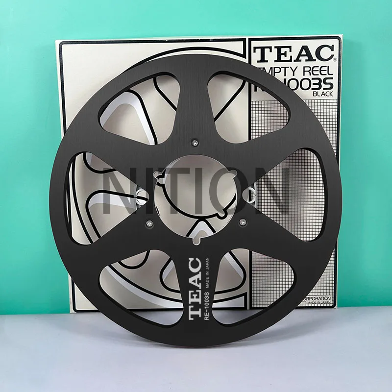 10.5 X ¼ 인치 빈 테이프 릴 Nab 허브 릴 투 릴 레코더 액세서리 빈 알루미늄 디스크 오프닝 기계 부품 TEAC 제작