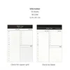 Mini Daily Planner Notebook Check List Notepad Sticky notes 12.4 X 8.5 cm 50 Sheets Office school supplies Agenda stationery 3