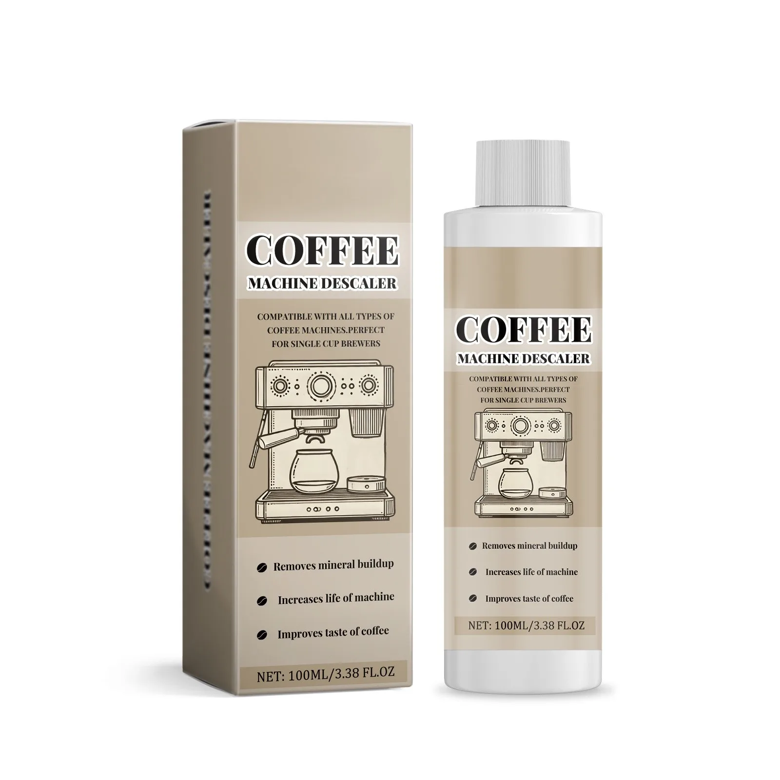 محلول إزالة الترسبات لآلة القهوة، إزالة الترسبات ا...