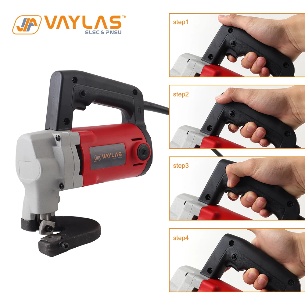 600W Electric Sheet Metal Shear Snip Scissor Cutter 3.2mm Cutting Capacity Secateurs for Cutting Metal Board 3