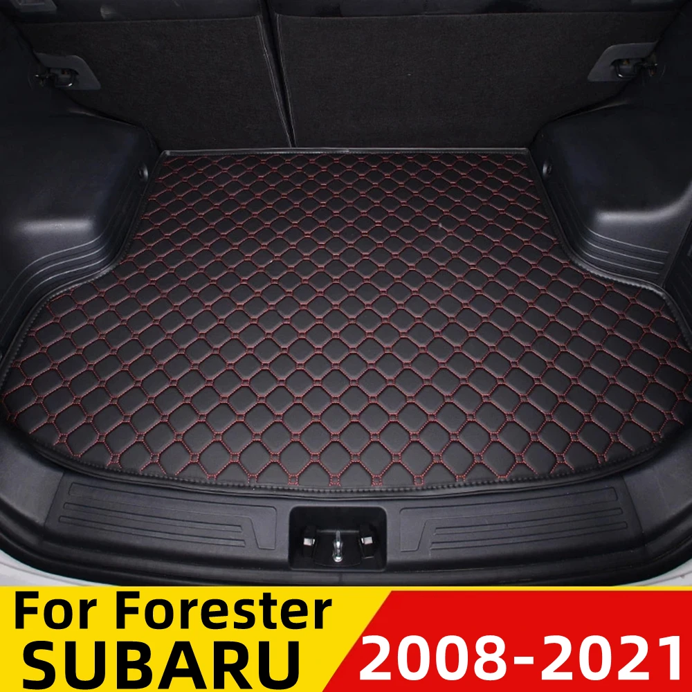 Car Trunk Mat For SUBARU Forester 2008 09 2021 Flat Side Waterproof