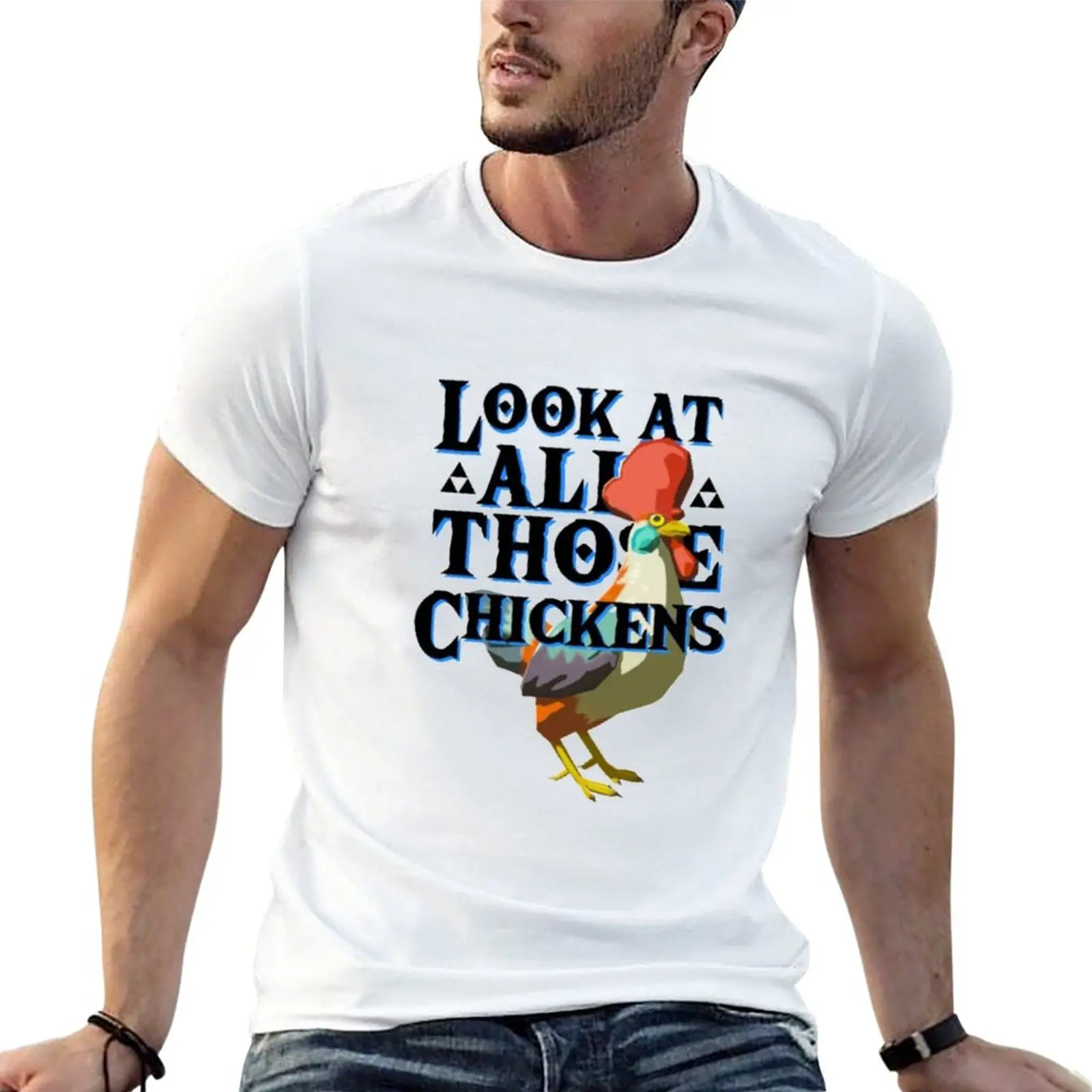 

New Look at All Those Chickens T-Shirt oversized t shirt sports fan t-shirts t shirts for men graphic