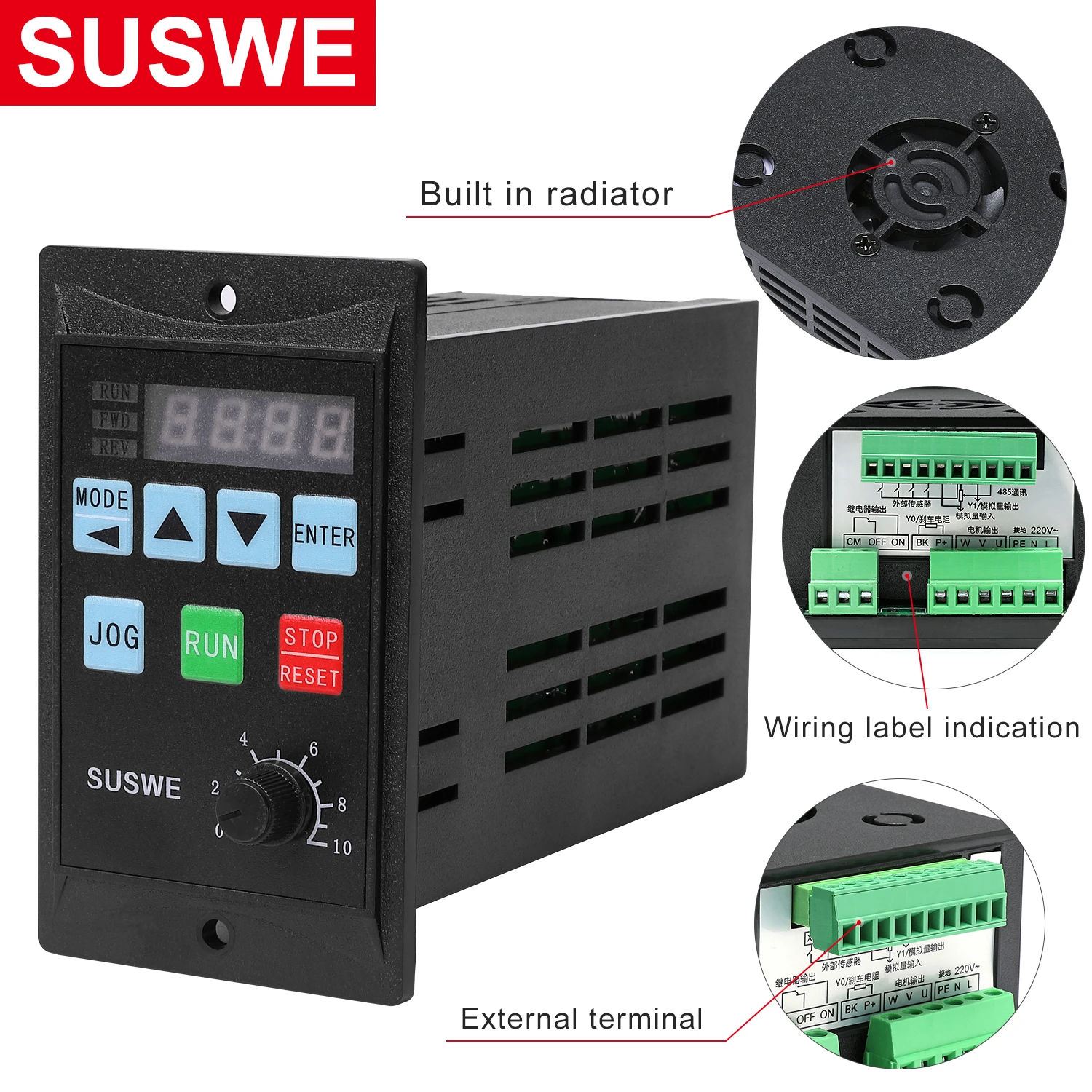 Mcu T13750w12h Singlephase Input Simple Frequency Converter 750w