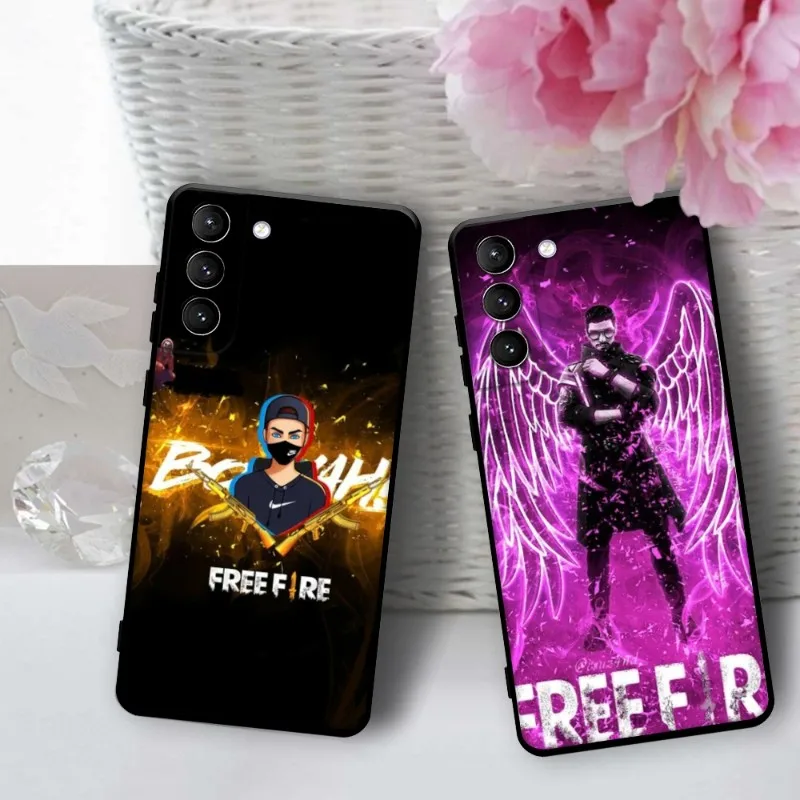 Game Free Fire Phone Case Per Samsung Galaxy S20 S21 Fe S22 S10 Ultra S9 S8 Samsung Note 20 10 Lite Phone Funda