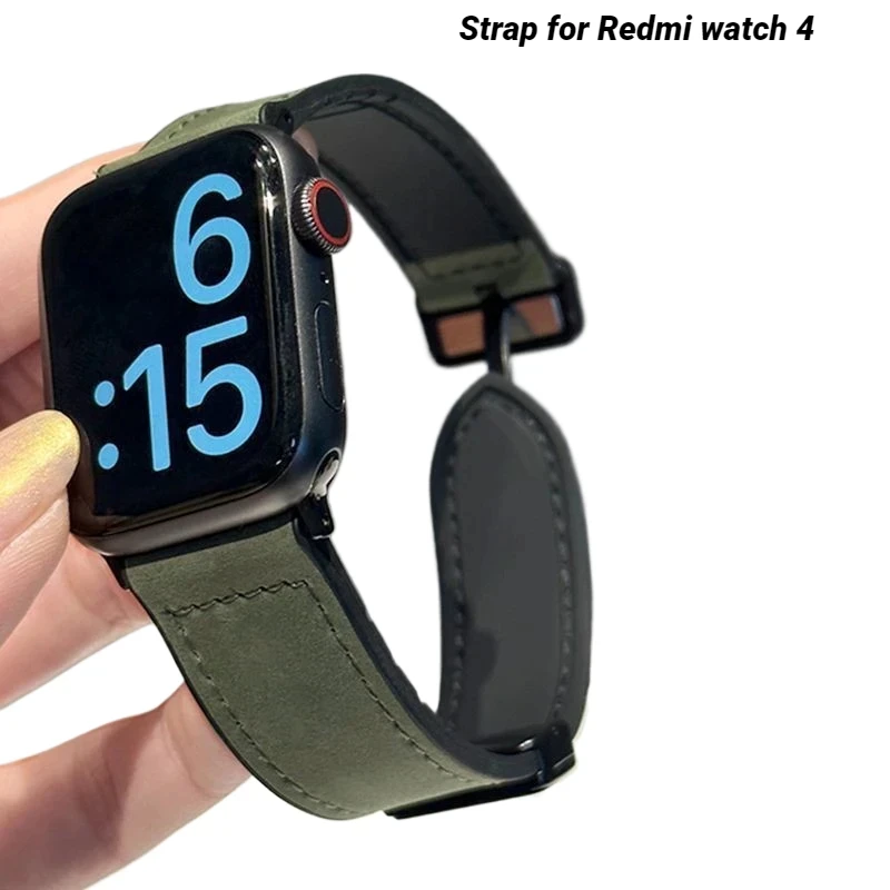 

Ремешок из коровьей кожи для Redmi watch 4, магнитный браслет для Redmi watch 4, спортивный браслет для мужчин и женщин