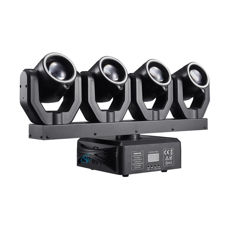 Four Head Full Color Beam Moving Head Light LED 150W RGBW DMX Controller Stage L