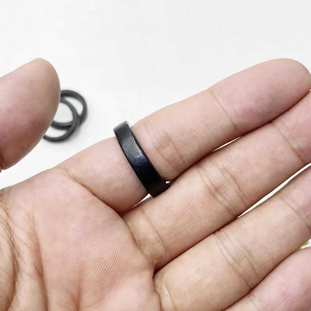 Fine Jewelry Rings Natural Stone Ring Shungite Crystal Rings Jewelry 6