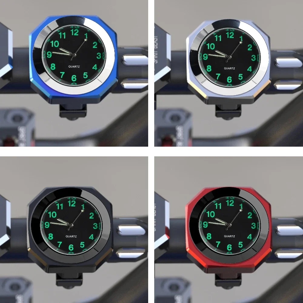IPX7 Waterproof Aluminum Motorcycle Handlebar Clock