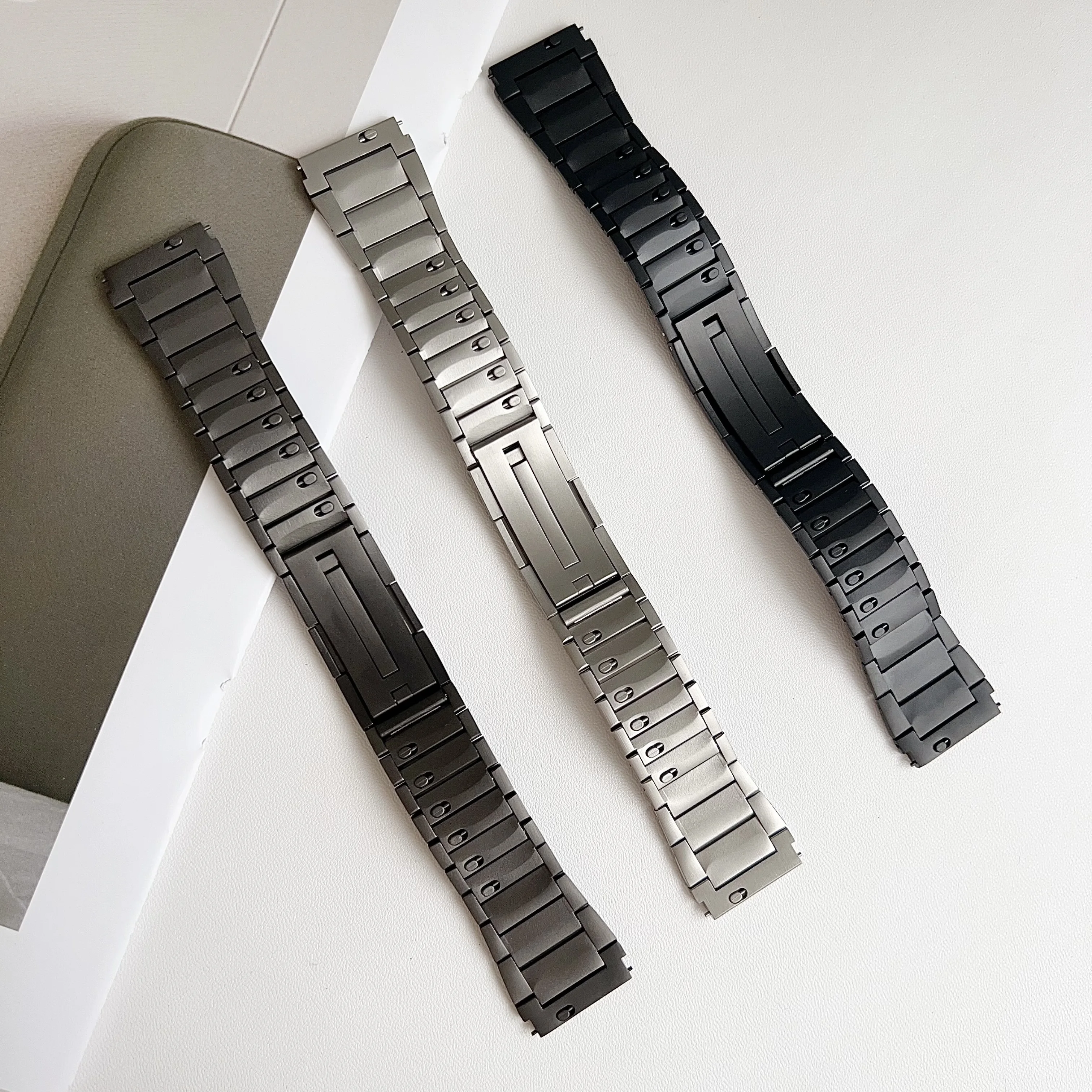 22mm Stainless Steel Business Fashion Metal Watch Band
