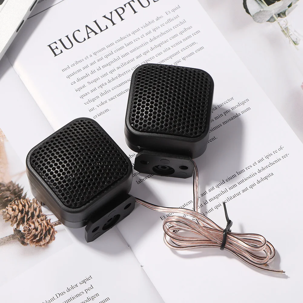 500W 5A 12V DC Car Audio Loudspeaker Mini Tweeter Speaker Super Power Audio Auto Sound Speaker Mini Square
