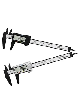 150 мм электронный цифровой штангенциркуль из углеродного волокна штангенциркуль с циферблатом Калибр пахометр цифровой микрометр измерит...