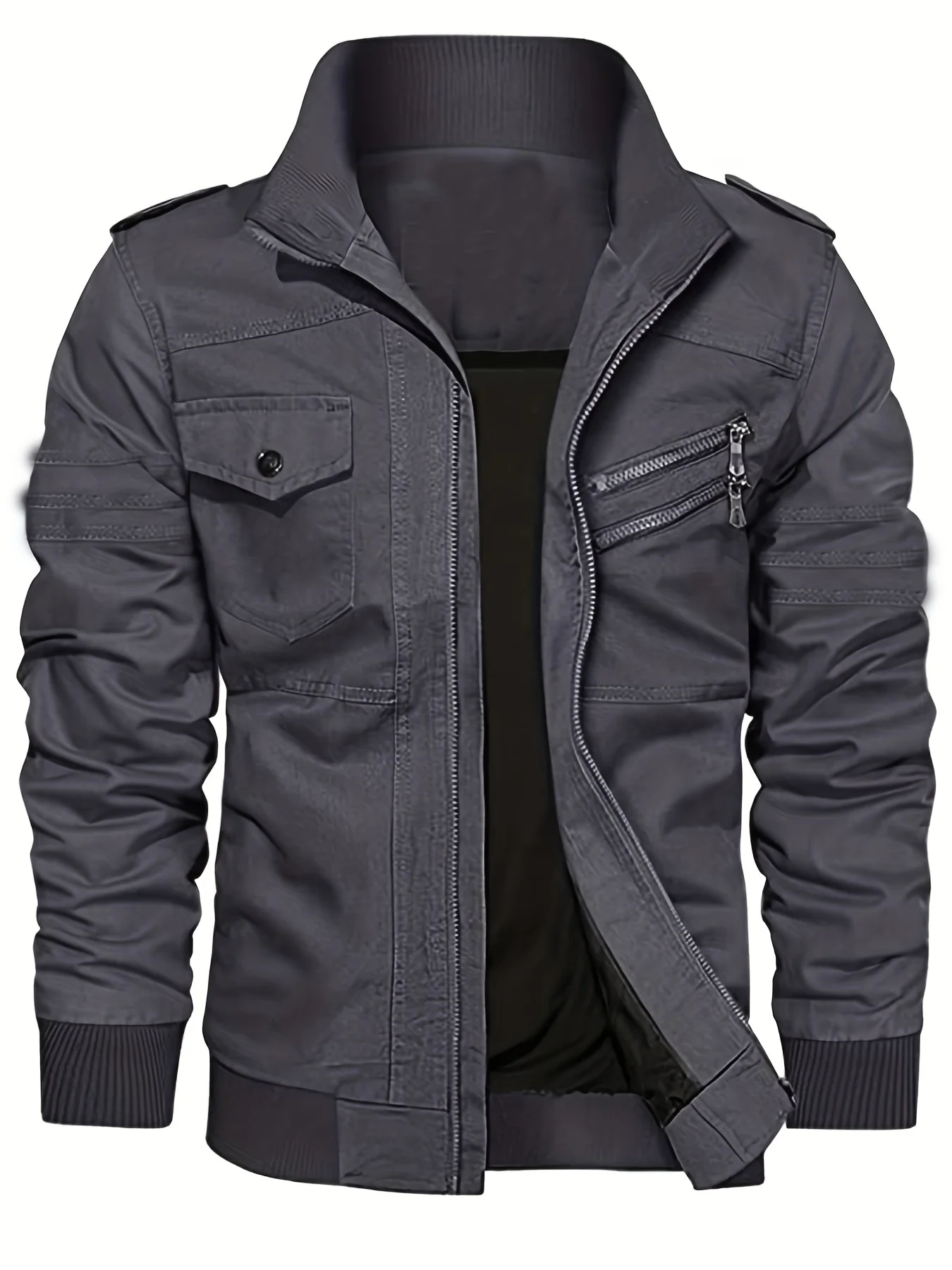 Brand Man Jacket Streetwear Motorcycle Jacket Man Autumn Mountaineering Windbreaker Camping Retro Outdoor
