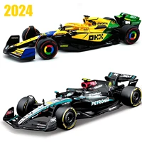 Bburago 1:43 Mercedes-AMG Petronas F1 Team W15 2024 #44 Hamilton #63 George Russell Alloy Car Die Cast Model Toy Collectible 1