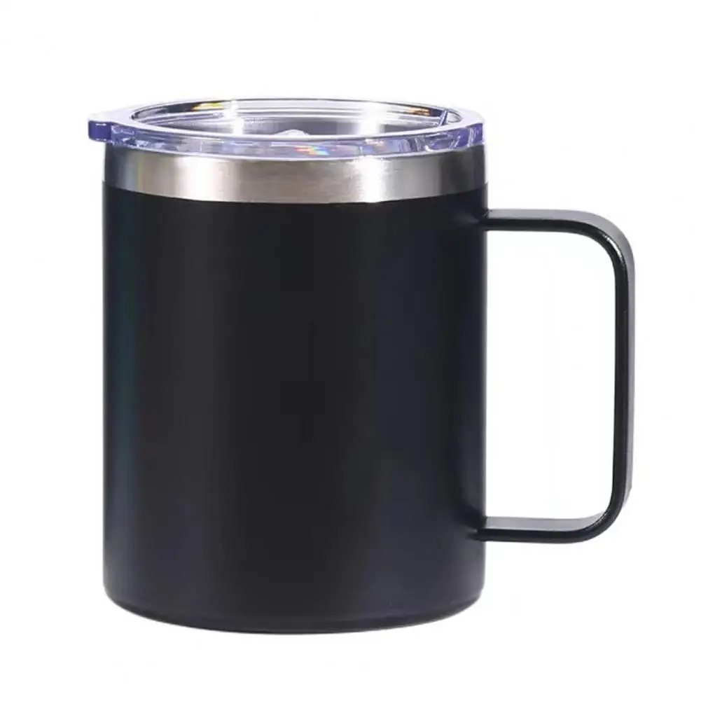 Stainless Steel Insulated Coffee Mug Tumbler With Handle, 12 Oz 360ml  Tumbler Cup With Lid For Hot & Cold Drinks - Mugs - AliExpress