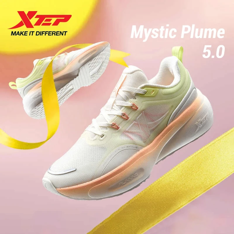Women Running Shoes Xtep Dynamic Foam Air Wear-Resistant Non-Slip Soft Casual