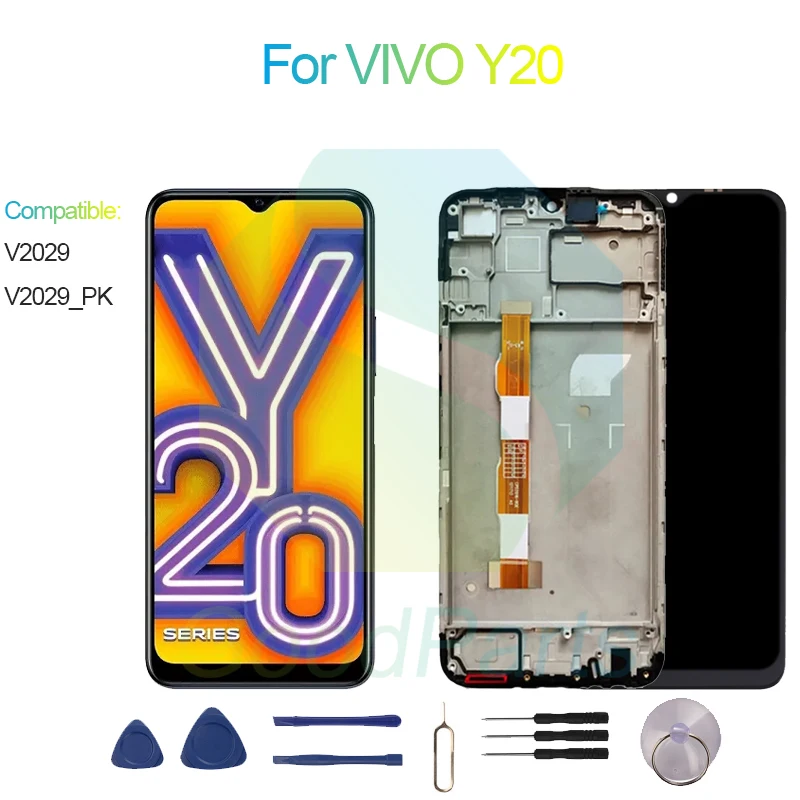 

For VIVO Y20 Screen Display Replacement 1600*720 V2029, V2029_PK For VIVO Y20 LCD Touch Digitizer
