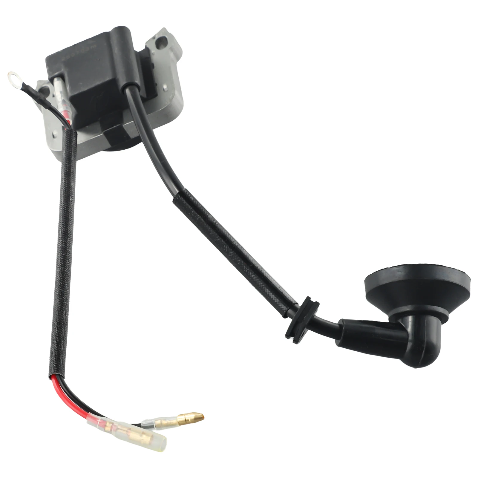 

Ignition Coil Ignition Coil for Chainsaw Brush Cutter Lawnmower – Reliable and Long lasting – 52mm Hole Distance