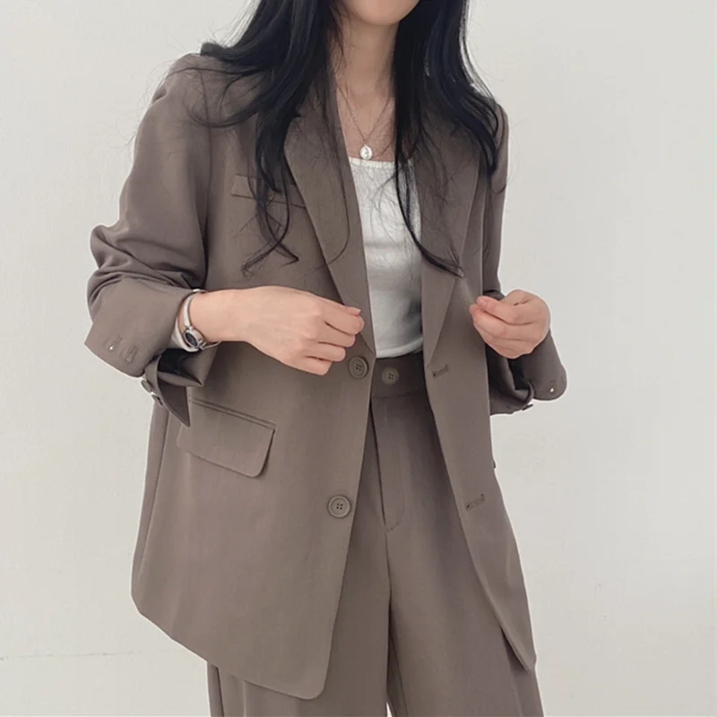 Luxury Suits Women Blazer Pants Two Piece Sets Chic High-end Office Ladies Suit Long Sleeve Jacket Spring Autumn Clothing New