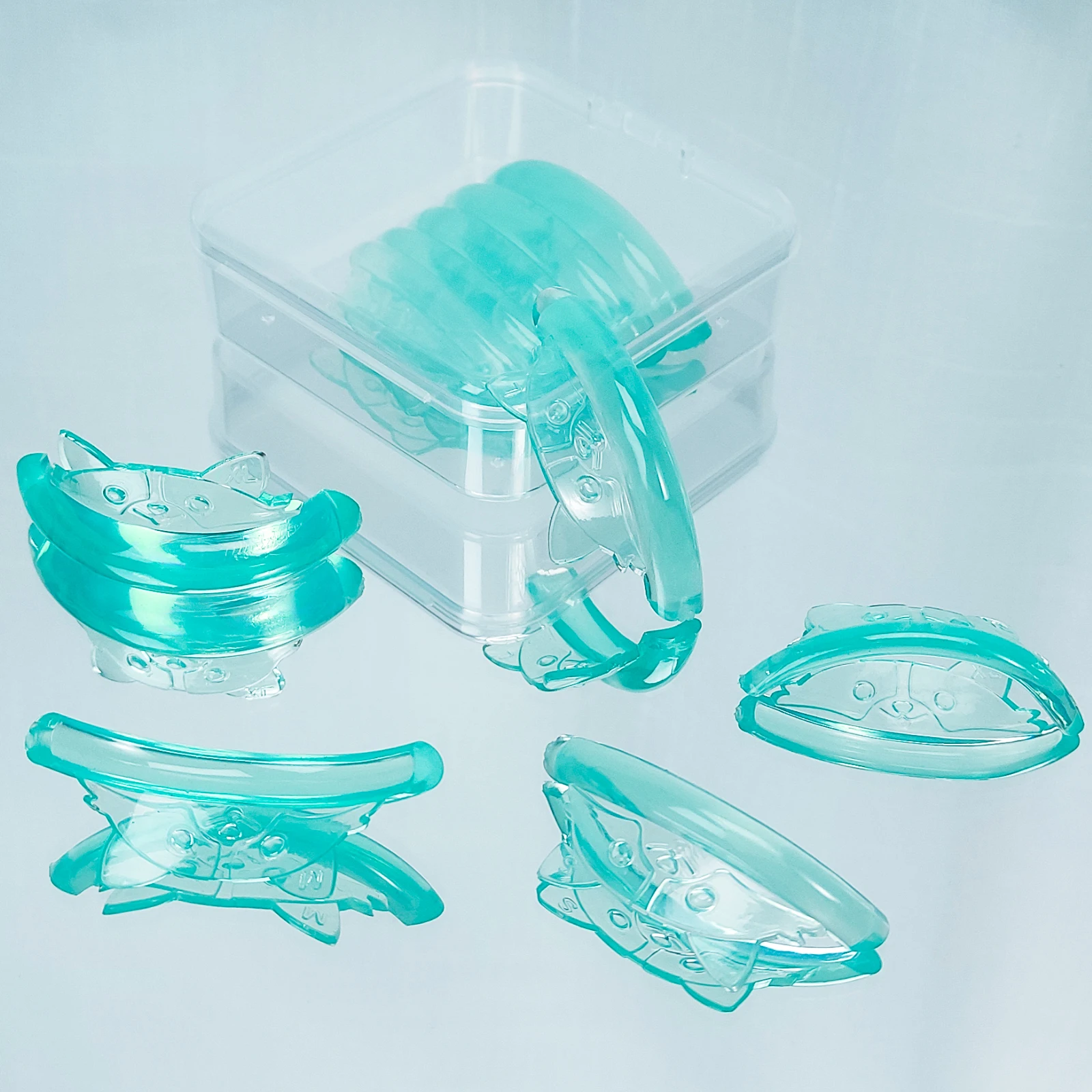 Lomansa 5 Paar C Curl Silikon-Wimperndauerwellen-Pads, klebrige Wimpern, Stangenschild, Heben, 3D-Wimpernzange, Zubehör, Make-up-Werkzeug – Detail 4