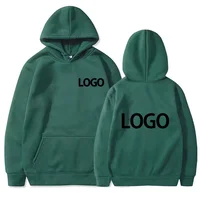 Sweat à capuche décontracté avec LOGO de votre marque pour hommes et femmes, pull de couleur unie, personnalité de rue, cadeaux personnalisés, DIY 6
