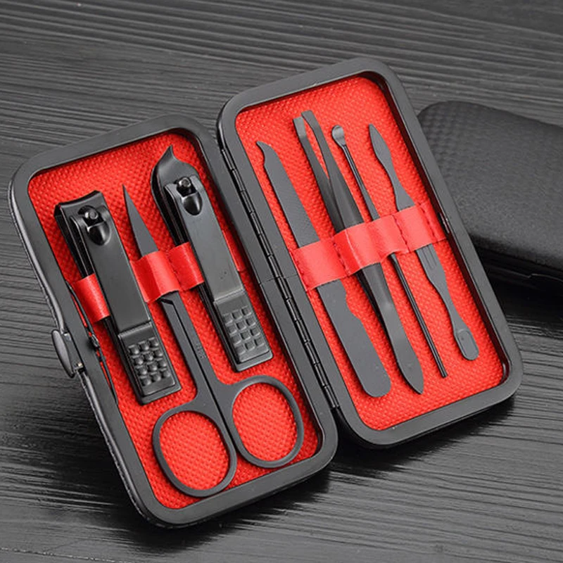 Deluxe 7-Piece Stainless Steel Nail Care Grooming Kit